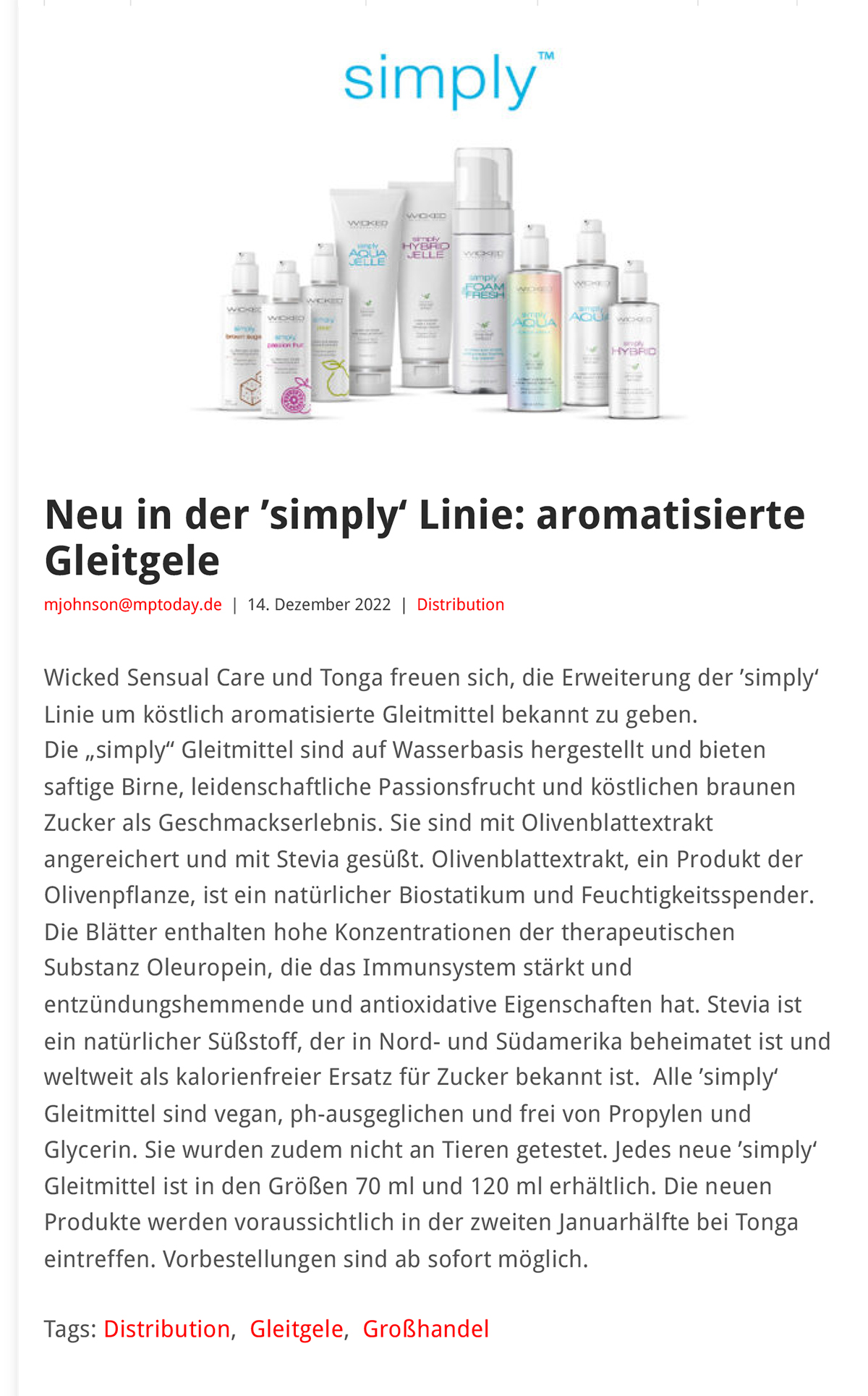 2022-12 eLine Online - Wicked simply